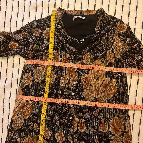 Spell and the Gypsy Mystic Gown Nightfall Dress Long Sleeve Boho Maxi Women XS - Picture 11 of 12